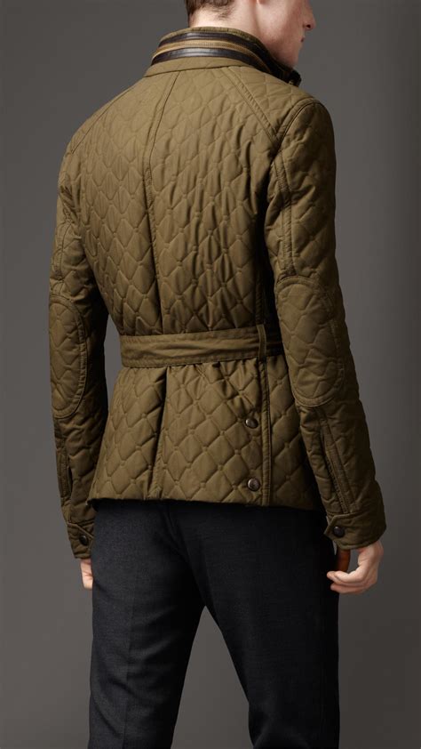 burberry military quilted field jacket|burberry bomber jacket men's.